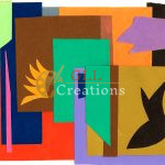 Vibrant Paper Cut-Out Composition