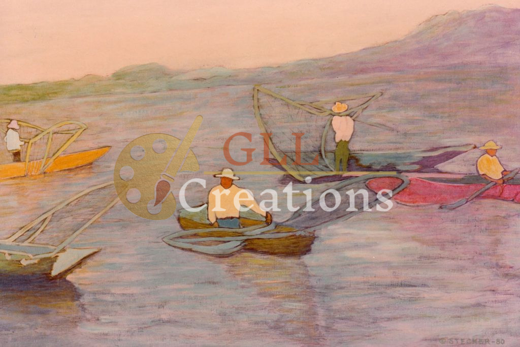 Butterfly Fisherman Triptych3 8532625226 O