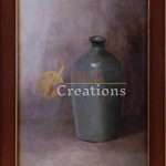Muted Still Life with Grey Bottle