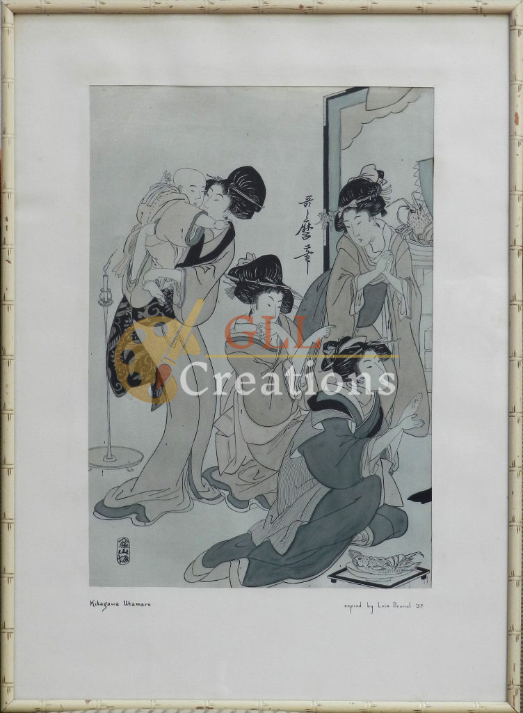Kitagawa Utamaro Copy By Lois Stecker 37 8562303763 O Scaled