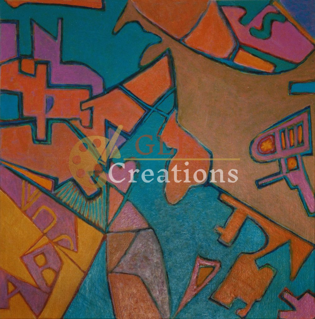 Interlocking Forms and Teal Spaces