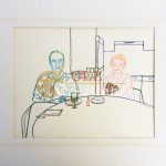 Smiling Couple at Table
