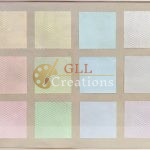 Twelve Pastel Textured Rectangles