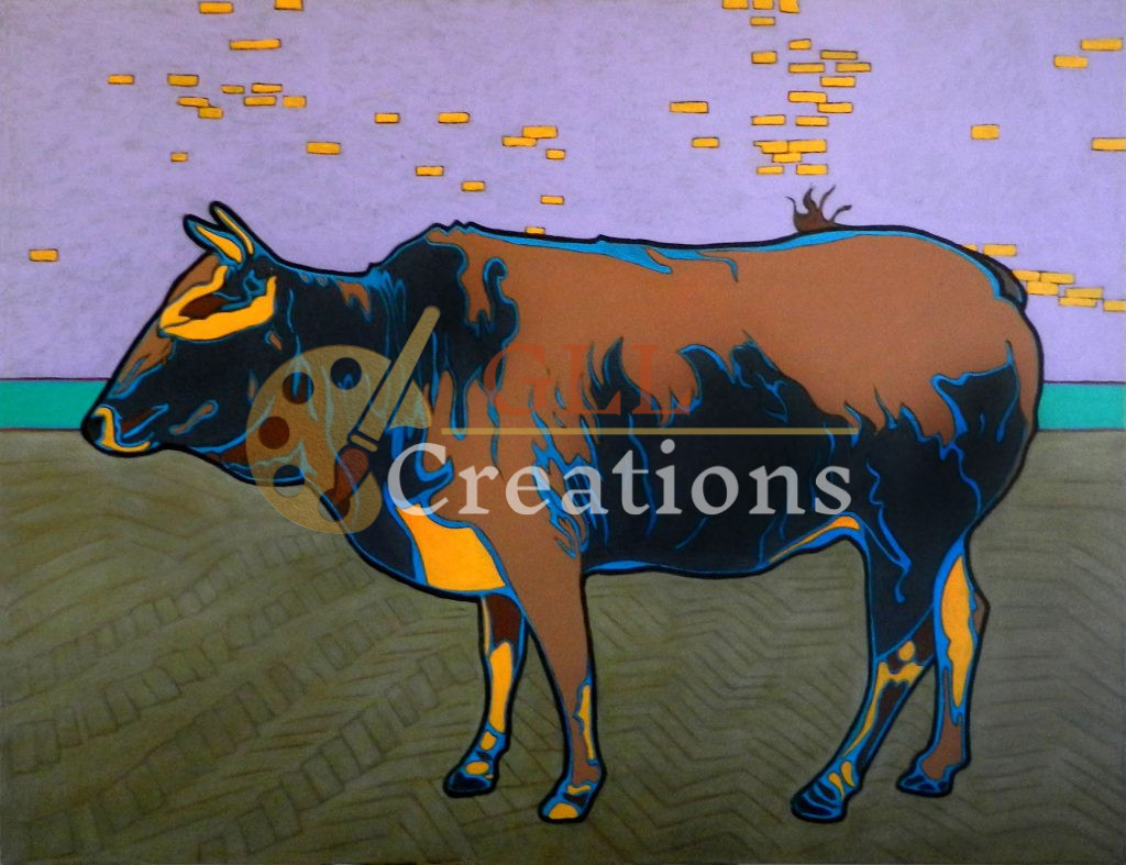 Sacred Beast Series Iv Delhi Cow 8537194560 O