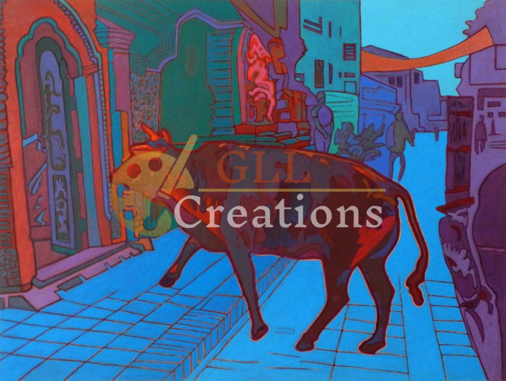 Sacred Beast Series V Temple Bound Cow 8536053377 O Scaled