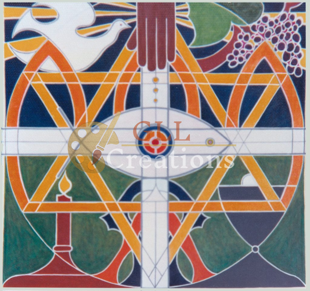 Divine Harmony: A Synthesis of Christian Symbols