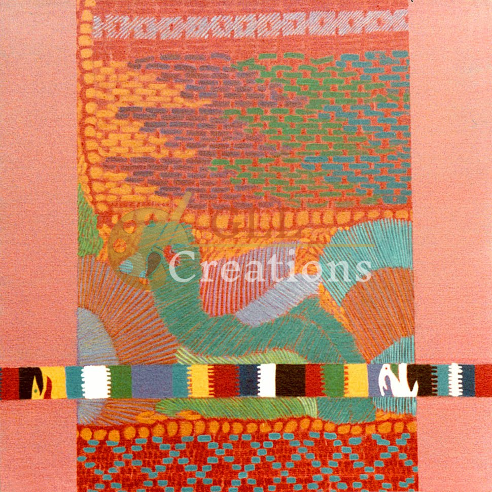 Abstract Tapestry of Vibrant Patterns